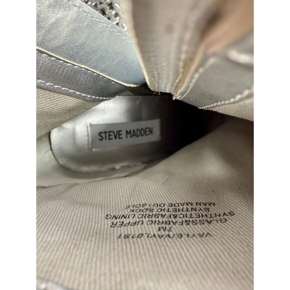 NWOT Steve Madden Vayle Boots Rhinestone Pointed Toe Zipper Closure Women Sz 7M - Picture 16 of 17